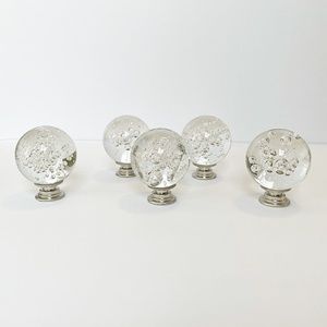 Glass Bubble Knobs- Never Used!